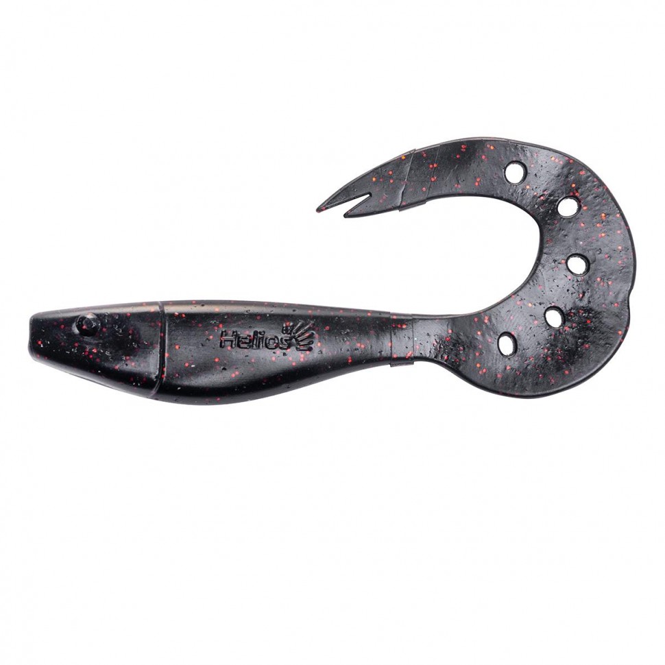 Твистер Helios Kasandra 4"29/10,9см, цвет Dark Star 5 шт HS-34-047 , 